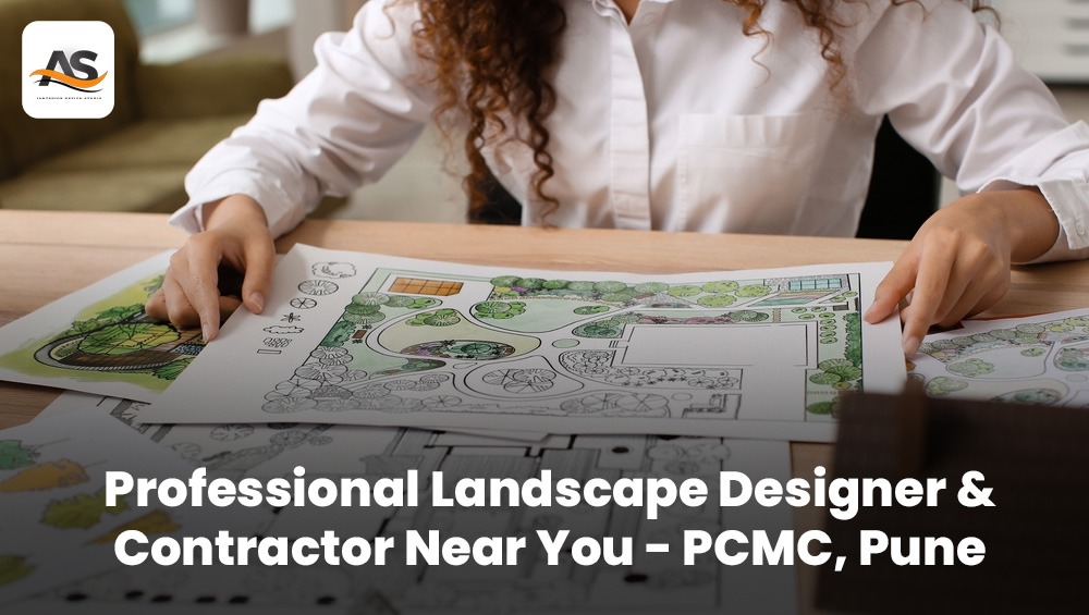 Professional landscape designer and contractor services in PCMC, Pune for gardens, lawns, and outdoor spaces.