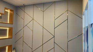 modern wall design for bedroom