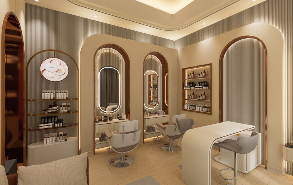 luxury salon interior design